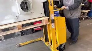 Multiton SM20 Walkie Stacker 2000 lbs Walk Behind Forklift Fork Lift Truck