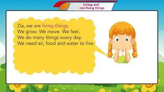 Ch 7 | Living And Non-Living Things | GK | Sem 2 | Ukg | Vasns Nest | For children