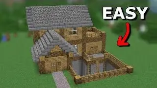 I Built a Real-Life Minecraft House