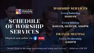 SECOND WORSHIP SERVICE (10:30AM) | JAN 11, 2026 | Ptr. Darell Maghirang