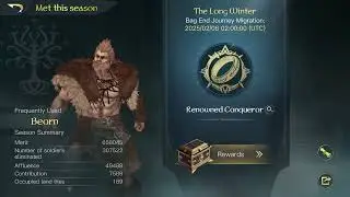 My Season 19 Ending - LOTR Rise to War 2.0