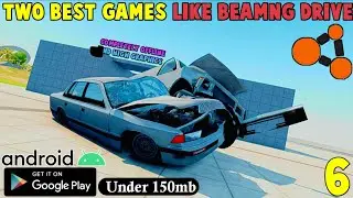 Two Best Car Crash Games Like BeamNG Drive for Android Under 150mb (offline & High Graphics)