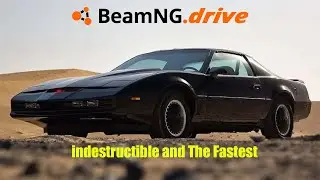 Unstoppable Knight Rider car  🚗💨 #BeamNGdrive #Viral
