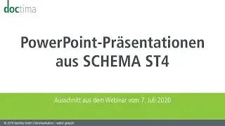 PowerPoint-Pr&auml;sentationen aus SCHEMA ST4