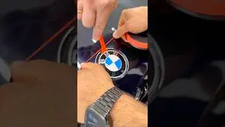 BMW Hood Emblem Removal & Reinstall DIY 🚗🛠️✨