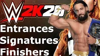 WWE 2K20 Tony Nese: Entrance/Signatures/Finishers