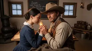 She Came To Teach School In The Frozen Valley, A Cowboy Learned To Read Just To Impress Her