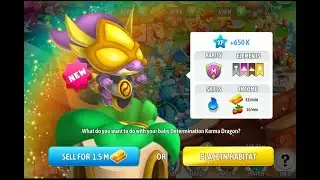 UNSTOPPABLE METAL BEAST Hatches! 🛡️ Determination Karma Dragon Reveal! Dragon City
