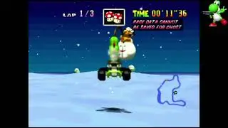 Mario Kart 64: Newbie Tutorial Guide to Frappe Snowland Shortcut