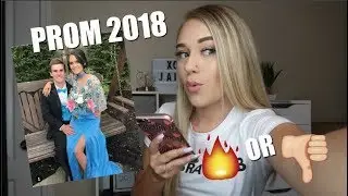REACTING TO MY SUBSCRIBERS PROM DRESSES 2018