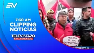 Protestas en Chillogallo por el alza a los combustibles | Televistazo | Ecuavisa