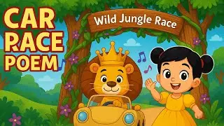 Car Song for kids | Zooming Little Car | Fun Car Poem for Kids | Nursery rhymes | kid | HR Animation