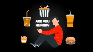 Dark Theme Food Order Concept Motion Graphics Video | #motiongraphics