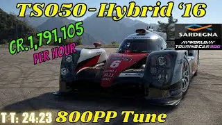 GT7|TS050-Hybrid &lsquo;16|Sardegna 800pp|1.37(Requested)