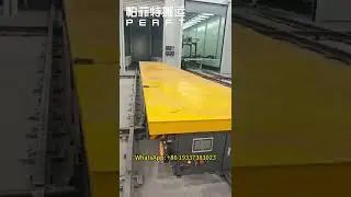 Battery Transfer Trolley on Rail in Action! | Heavy Load Solution You Must See #automobile