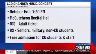Lawton Community Orchestra set to perform diverse chamber music selections at Cameron