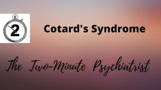 Cotard's Delusion - Walking Corpse Syndrome - in under 2 Minutes!