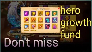 hero growth fund 🤗🤗 castle clash