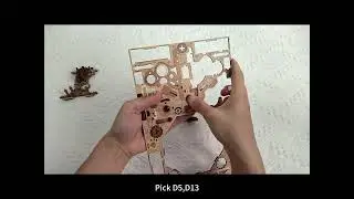[Installation Tutorial] TONECHEER DIY 3D Mechanical Transmission Wooden Puzzle Kit (Wind Voyager)