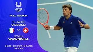 Flavio Cobolli v Stan Wawrinka Full Match | United Cup 2026 Group C