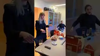 Celebrating birthday of my manager with team 🎀🥂🎂🎉 #shorts #birthday #wine #austria #vienna