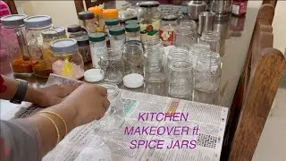 Organizing Day | Spice Jar Makeover | Fresh Kitchen Look | Upping my Kitchen Game