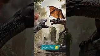 black annconda vs dragon fight ruler of hell #jazz #dreamscreenai #ai #rulership