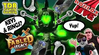 GRINDING Keys/Rings in FABLED LEGACY!  LIVE - DroydTDR Roblox