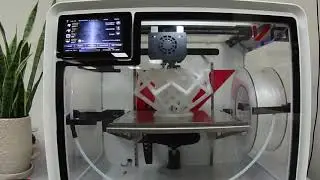 Clear ABS Lattice Cube Printed on the EVO by AIrwolf 3D