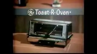 VINTAGE 1966 GENERAL ELECTRIC TOASTER OVEN COMMERCIAL (TOAST R OVEN AS THEY CALLED IT IN 1966)