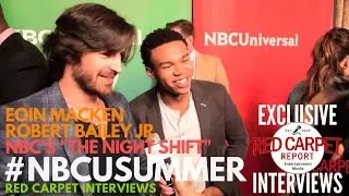 Eoin Macken & Robert Bailey Jr interviewed at NBCUniversal&rsquo;s Summer 2017 Press Day