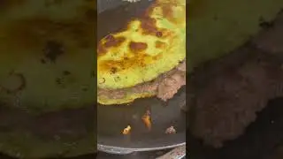 Spinach Burger Wrap (Delicious, Quick and Easy) #mukbang #food