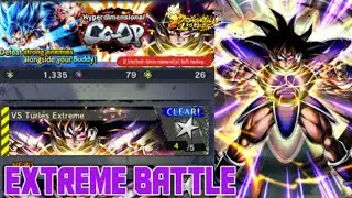 Dragonball Legends New Hyperdimensional Co-op Vs Turles Extreme Battle | DB Legends Hyper Co-Op