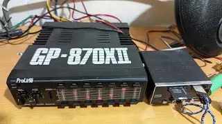 Fix crackling sound volume fader old vintage car booster graphic equalizer Proline arrow GP-870XII