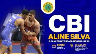 CBI ALINE SILVA Sênior de Wrestling, Campeonato Brasileiro Sub-15 e Campeonato Brasileiro Sub-20