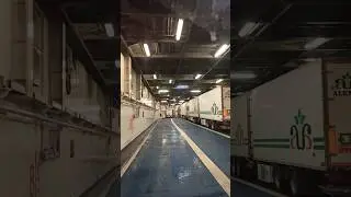 Плыву ночью на пароме Scandlines в Данию (еда была так себе)
