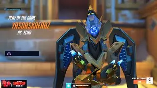SUREFOUR ECHO IS OP! POTG! [ OVERWATCH 2 SEASON 2 TOP 500 ]