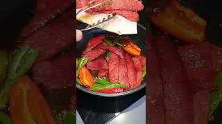 Sucuk Ekmek nasıl oldu? ❤️#yemekehli #sucuk #sausage #sucukekmek #sucuklu #sucukd&ouml;ner  #evdekal#vlog