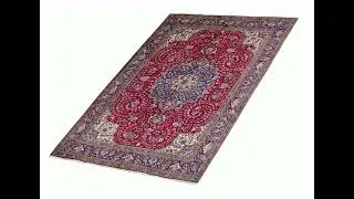 Tabriz Semi-Antique Red Wool Hand Knotted Persian Rug