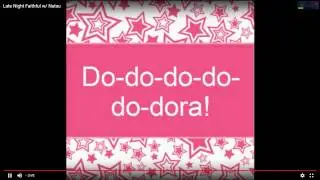 CAMERONAOB SINGS DORA