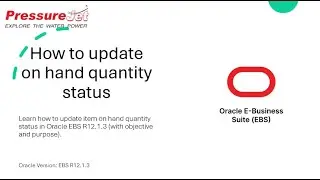 How to Update Item On Hand Quantity Status | Oracle EBS R12