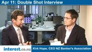 Double Shot Interview: Kirk Hope, CEO NZ Banker's Association with Gareth Vaughan