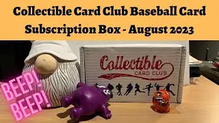 Collectible Card Club Baseball Card Subscription Box - August 2023 - Nice Oneil Cruz RC Hit!