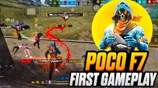POCO F7 FIRST GAMEPLAY WITH MY SQUAD | POCO F7 FREE FIRE TEST | SHAKLAIN GAMER