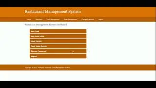 Restaurant Management System | Python Django Project Tutorial