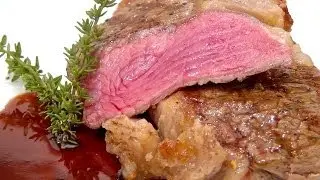 Rumpsteak mit Rotweinreduktion