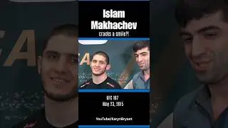UFC Champ Islam Makhachev Cracks A Smile? 😁😲 #UFC