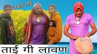 ताई गी लावण हरियाणवी राजस्थानी परिवारिक कॉमेडी #DhakadTai