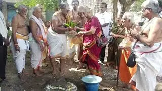 ஏகாம்பரர் தங்கரதம் நிறுத்தும் மண்டபம் பூமி பூஜை kanchi ekambharanathar gold ratham