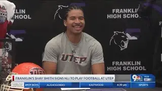 Franklin&rsquo;s Shay Smith signs NLI to play football at UTEP